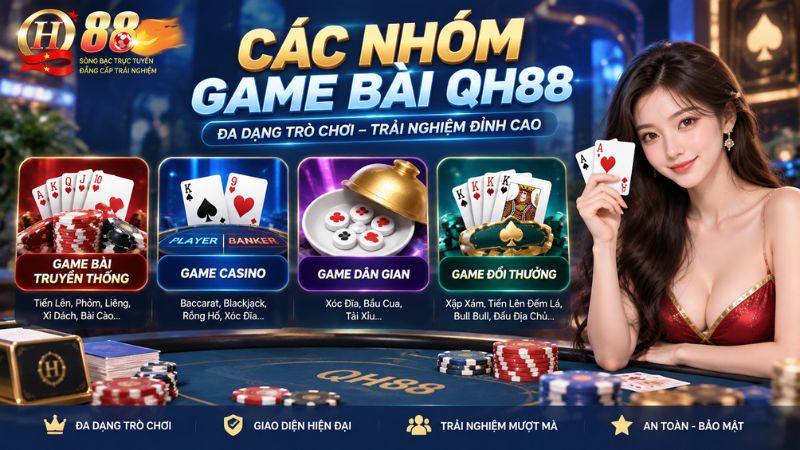Các Nhóm Game Bài QH88